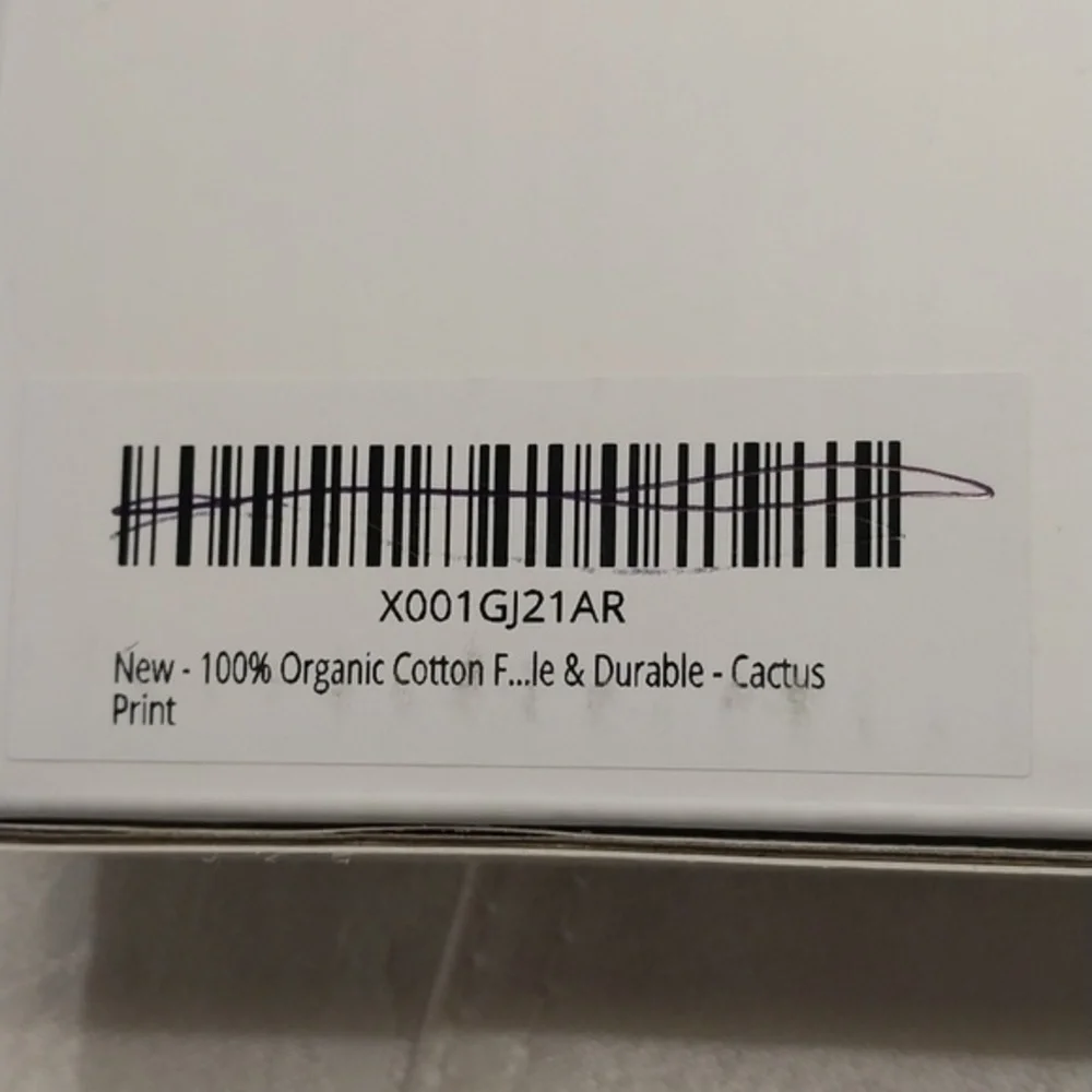 Addison Belle NWT Organic Cotton Percale Fitted Crib Sheet Cactus‎ Print 28x52x9